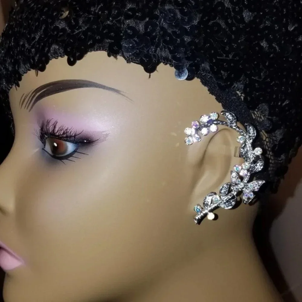 Rhinestone Ear Cuffs 3pc Set